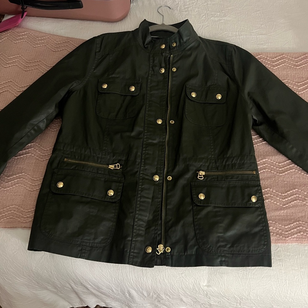 Tommy Hilfiger Hunter Green Utility/Field Jacket - size XL